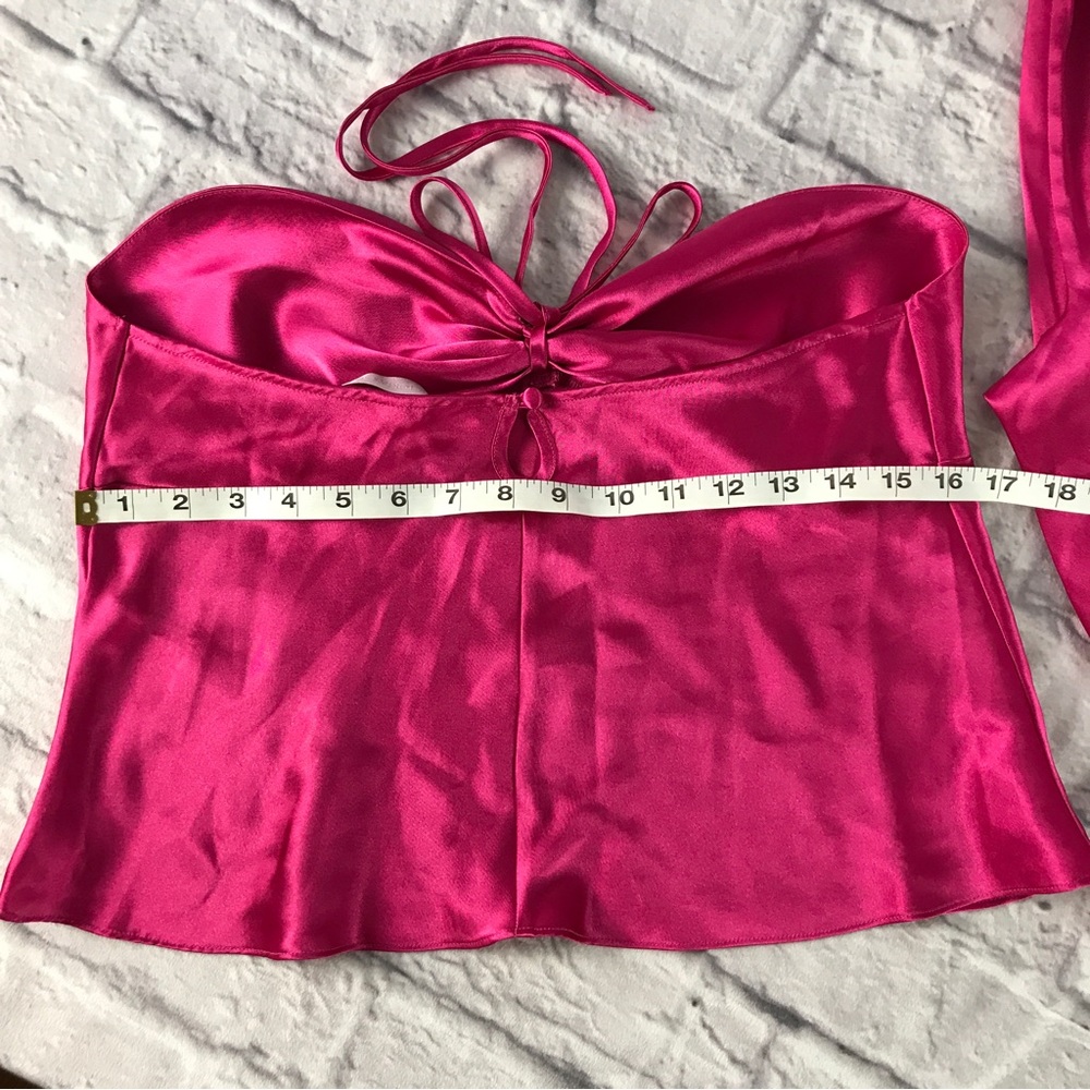 🎉 Host Pick! 🎉 Vintage NWOT Victoria’s Secret‎ Pajamas Satin Barbie Pink - Picture 9 of 14